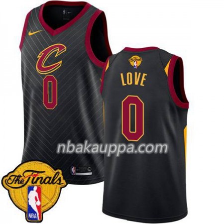 Cleveland Cavaliers Kevin Love 0 23 2018 NBA Finals Patch Nike Musta Pelipaidat Swingman - Miesten